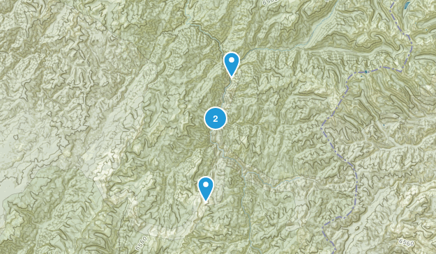 Upper Crossing, Idaho Map