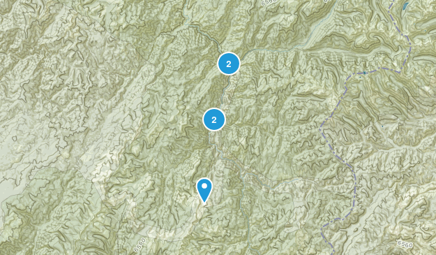 Upper Crossing, Idaho Map