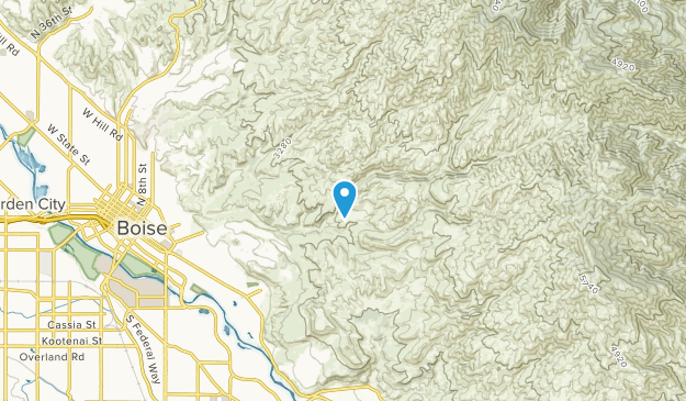 Vernon, Idaho Map