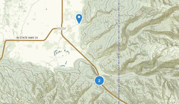 Victor, Idaho Map