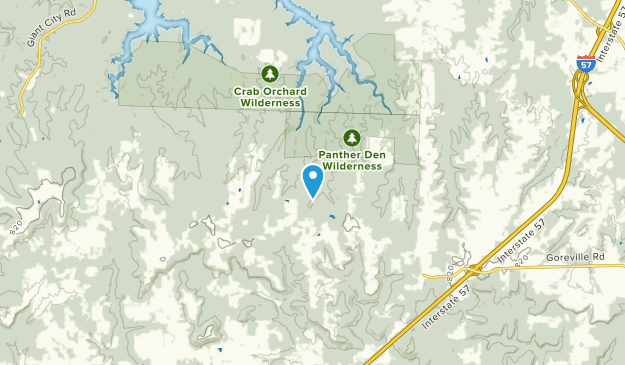 Bakers Crossroads, Illinois Map