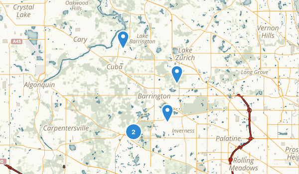 Barrington, Illinois Map