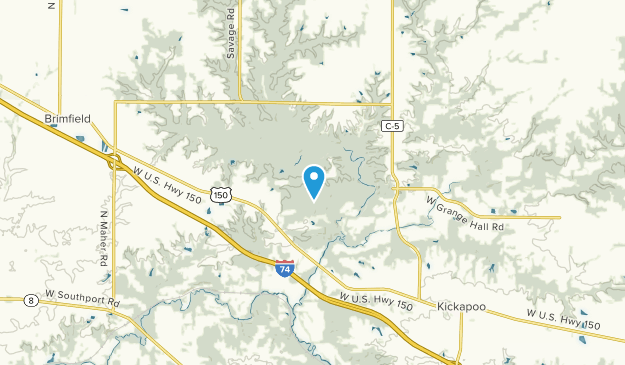 Brimfield, Illinois Map