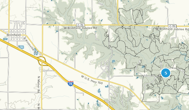 Brimfield, Illinois Map