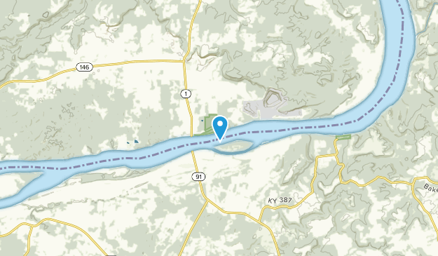 Cave-In-Rock, Illinois Map