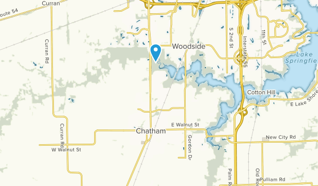 Chatham, Illinois Map