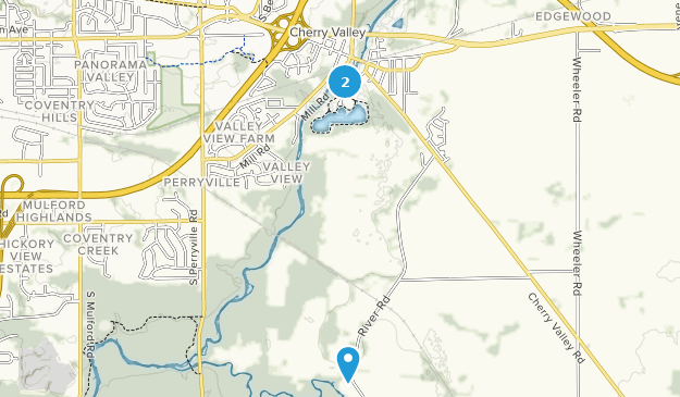 Cherry Valley, Illinois Map