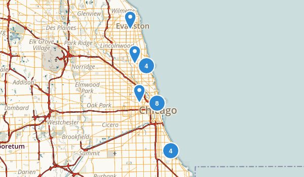 Chicago, Illinois Map