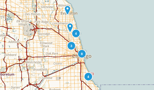 Chicago, Illinois Map