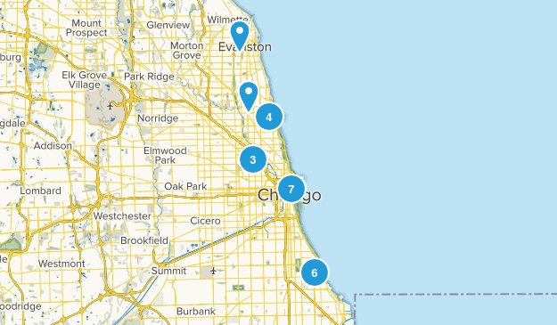 Chicago, Illinois Map