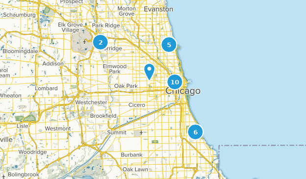 Chicago, Illinois Map