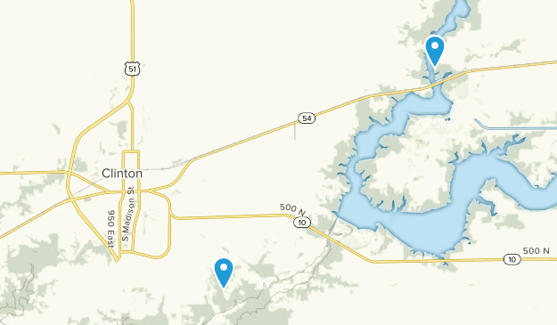 Clinton, Illinois Map