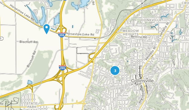 Collinsville, Illinois Map