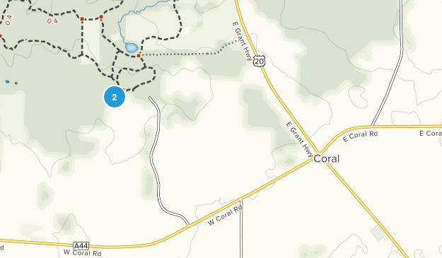 Coral, Illinois Map