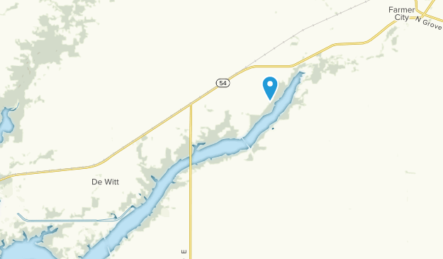 De Witt, Illinois Map