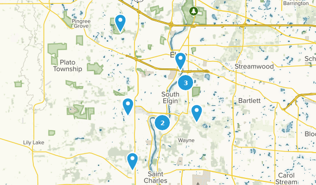 Elgin, Illinois Map