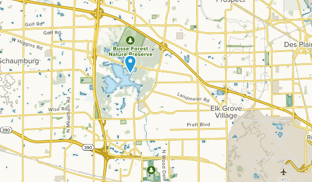 Elk Grove Village, Illinois Map