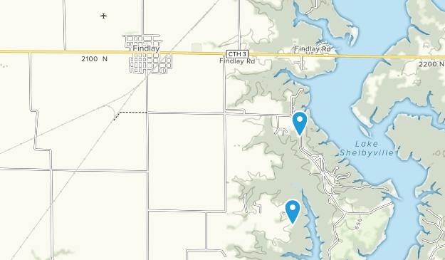 Findlay, Illinois Map