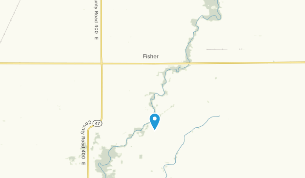Fisher, Illinois Map