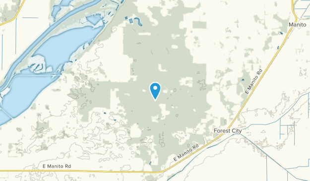 Forest City, Illinois Map