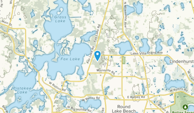 Fox Lake Hills, Illinois Map
