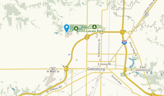 Galesburg, Illinois Map