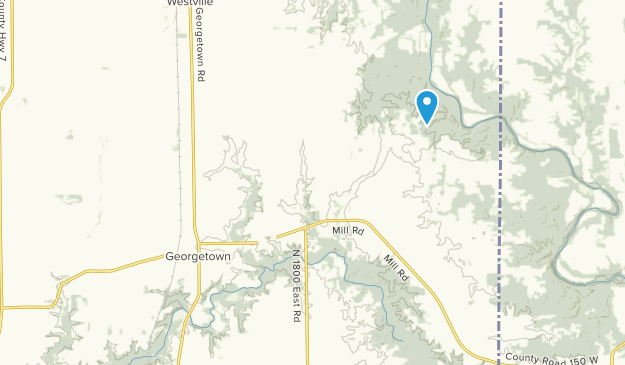 Georgetown, Illinois Map
