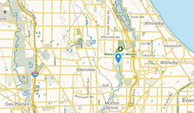 Glenview, Illinois Map