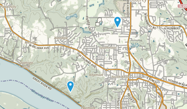 Godfrey, Illinois Map
