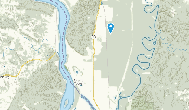 Grand Tower, Illinois Map