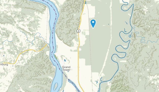 Grand Tower, Illinois Map