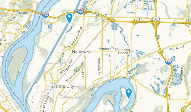 Granite City, Illinois Map