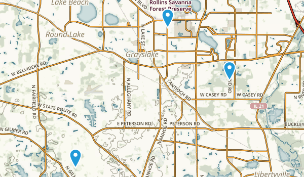 Grayslake, Illinois Map