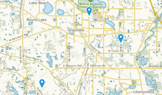 Grayslake, Illinois Map