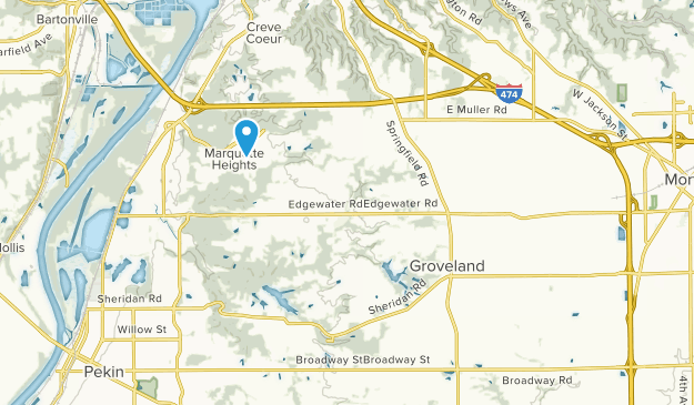 Groveland, Illinois Map