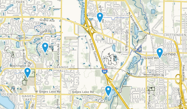 Gurnee, Illinois Map
