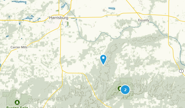 Harrisburg, Illinois Map