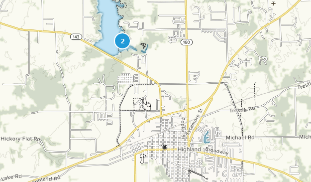 Highland, Illinois Map