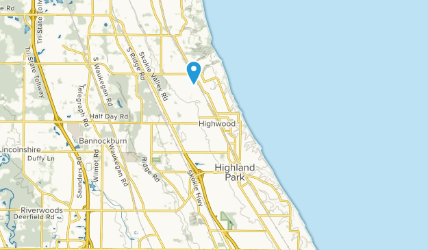 Highland Park, Illinois Map