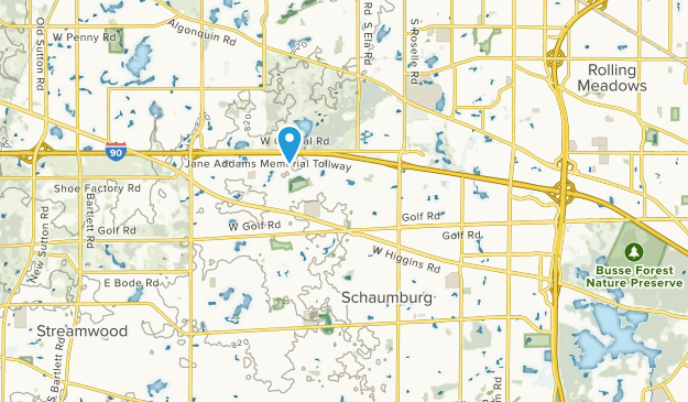 Hoffman Estates, Illinois Map