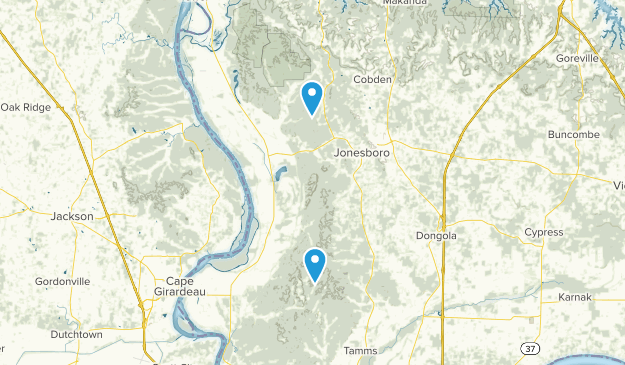 Jonesboro, Illinois Map