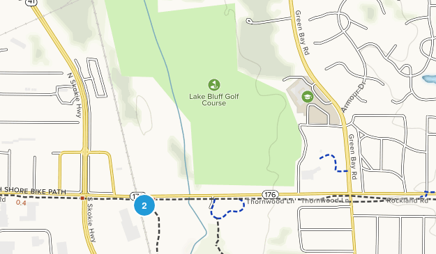 Lake Bluff, Illinois Map