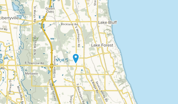 Lake Forest, Illinois Map