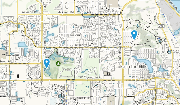 Lake in the Hills, Illinois Map