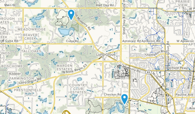 Lake Zurich, Illinois Map