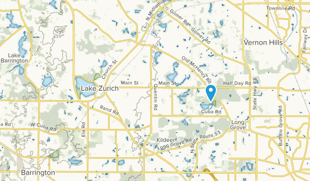 Lake Zurich, Illinois Map