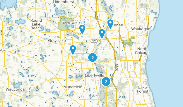 Libertyville, Illinois Map