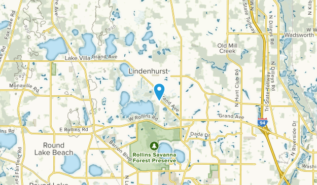 Lindenhurst, Illinois Map