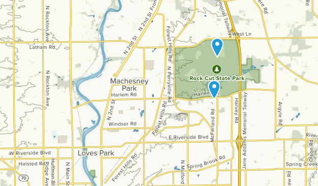 Loves Park, Illinois Map