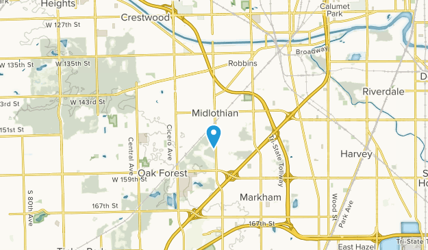 Midlothian, Illinois Map